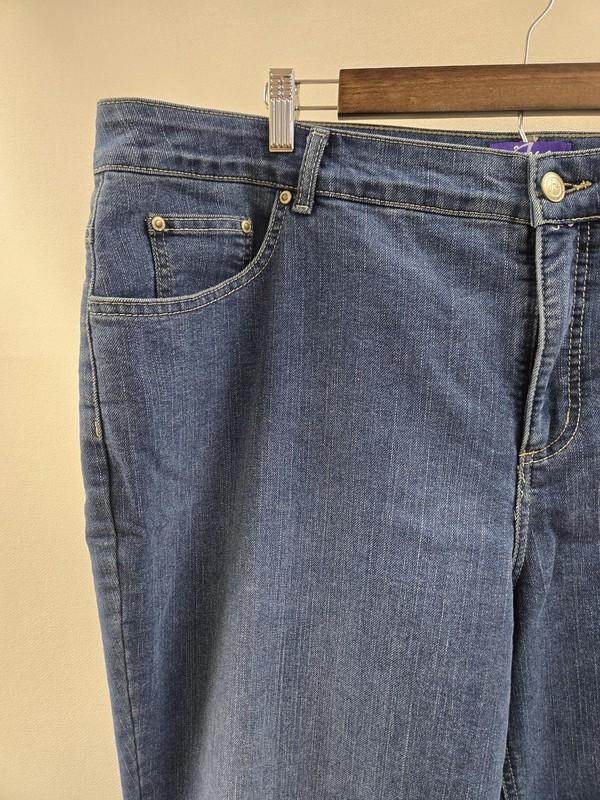 Just My Size Jeans Womens 26W Classic Fit Denim Straight Leg Stretch Pants