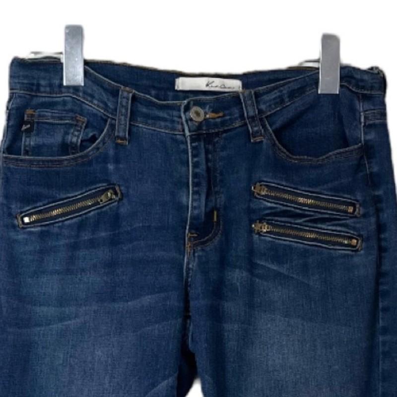 KanCan Jeans Skinny Zipper Front Ankle Dark Wash Mid Rise Women’s Size 28