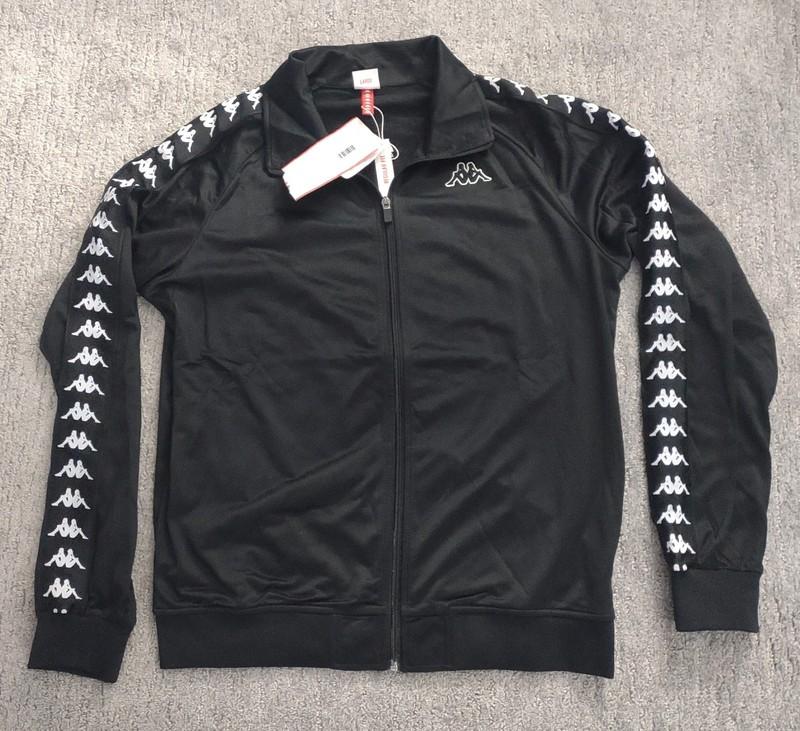 Kappa Men's Track Jacket Size L 222 Banda Anniston Jacket Full Zip Up NWT