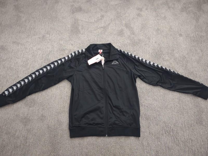 Kappa Men's Track Jacket Size L 222 Banda Anniston Jacket Full Zip Up NWT