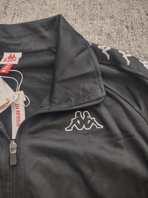 Kappa Men's Track Jacket Size L 222 Banda Anniston Jacket Full Zip Up NWT