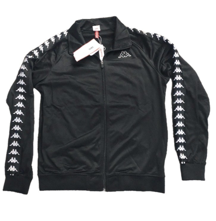 Kappa Men's Track Jacket Size L 222 Banda Anniston Jacket Full Zip Up NWT