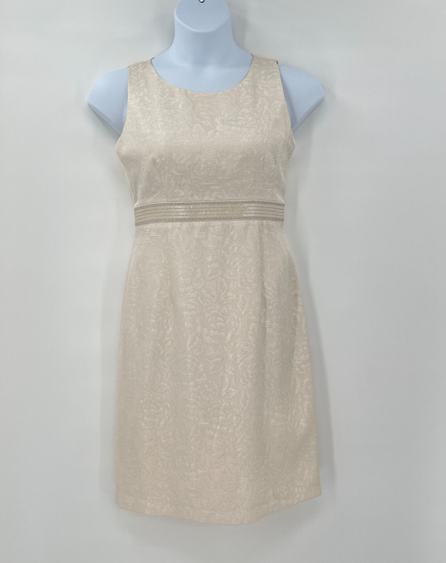 Kasper The Jacket Dress Set Size 8 Cream Formal Mother Of The Bride Event New