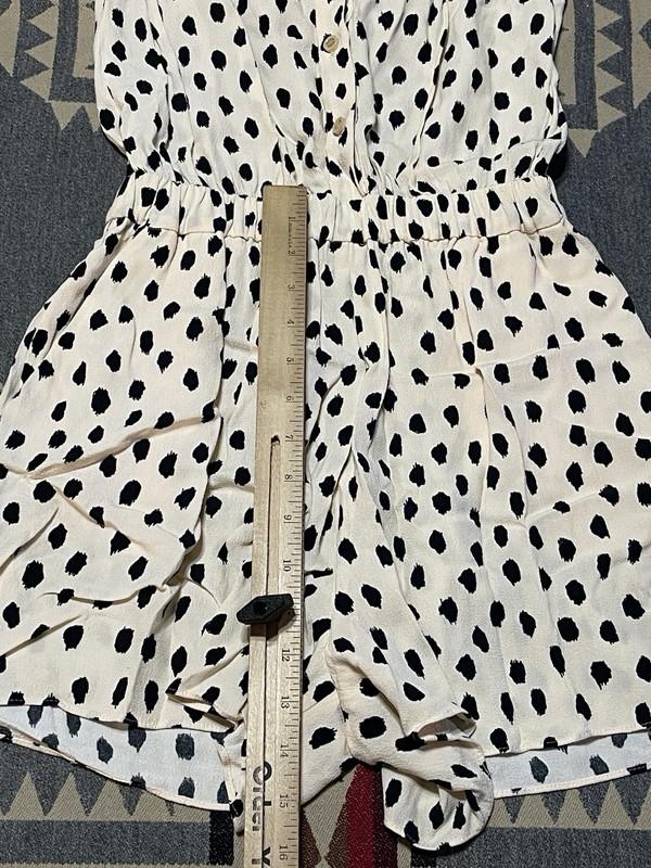Kate Spade Leopard Dot Romper Women 0 Polka Print T36