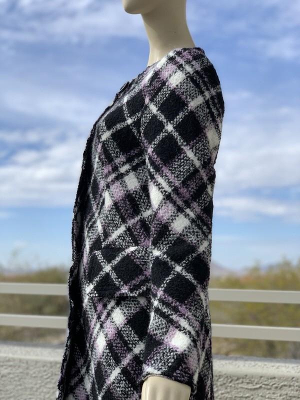 Kate Spade Plaid Bouclé Coat