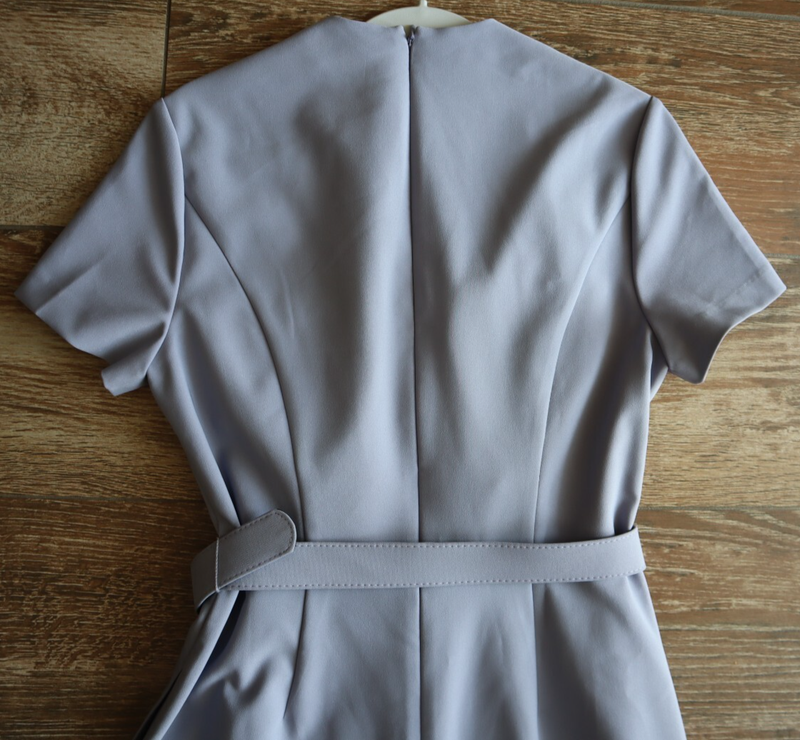 Kay Unger Women's Sz 6 Lilac Purple Ezra Walk Thru Jumpsuit $328