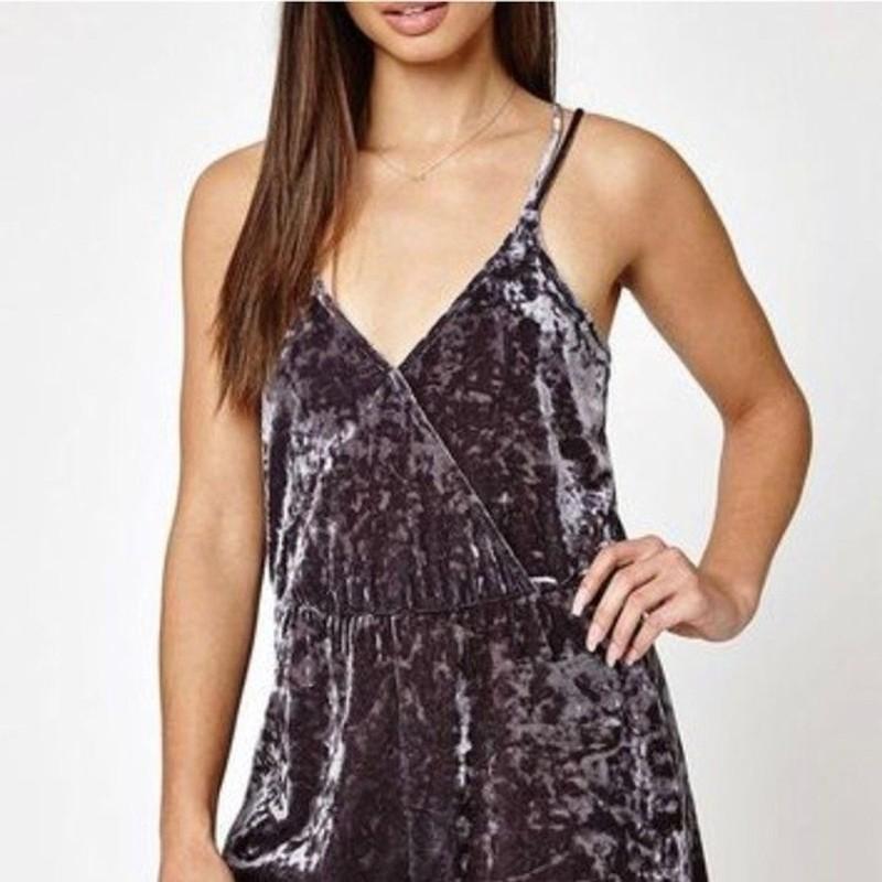 Kendall & Kylie Velvet Romper NWT Size Small