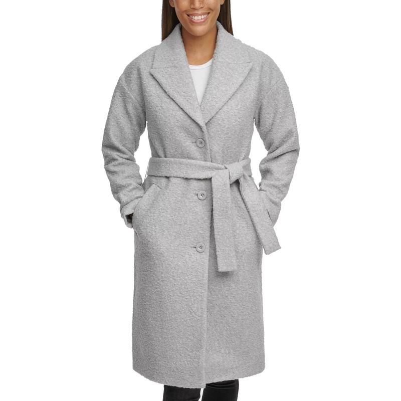 Kenneth Cole New York Women's Boucle Wrap Coat A6B8