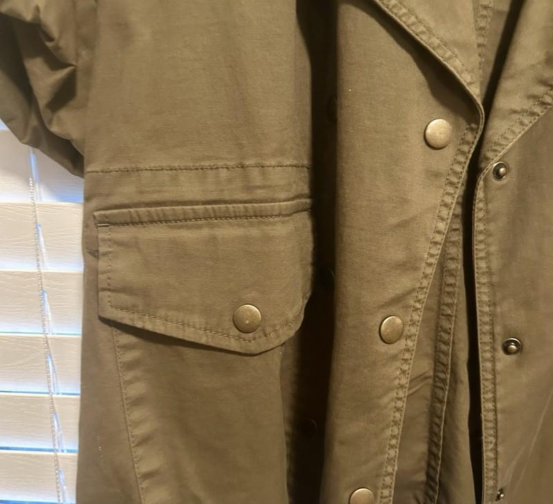 Kenzie Women’s Olive Green Army Green Military Jacket Size Small