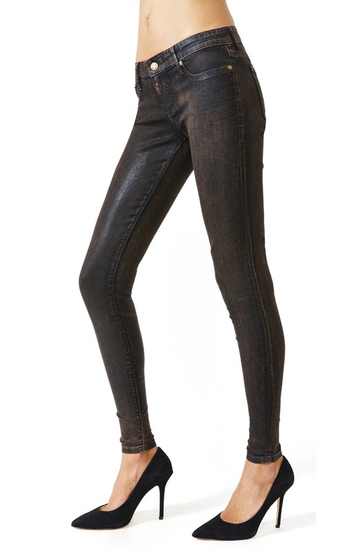 KILL CITY LIP SERVICE WAX PU COATED LEATHER LOOK LEGGINGS SKINNY PANTS JEANS EMO