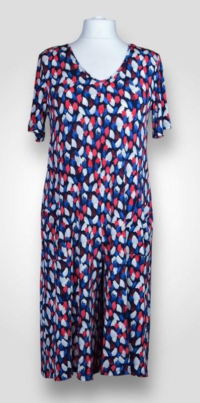 Kim & Co Sleeveless Regular Playsuit Romper Jumpsuit Navy Multi Size S