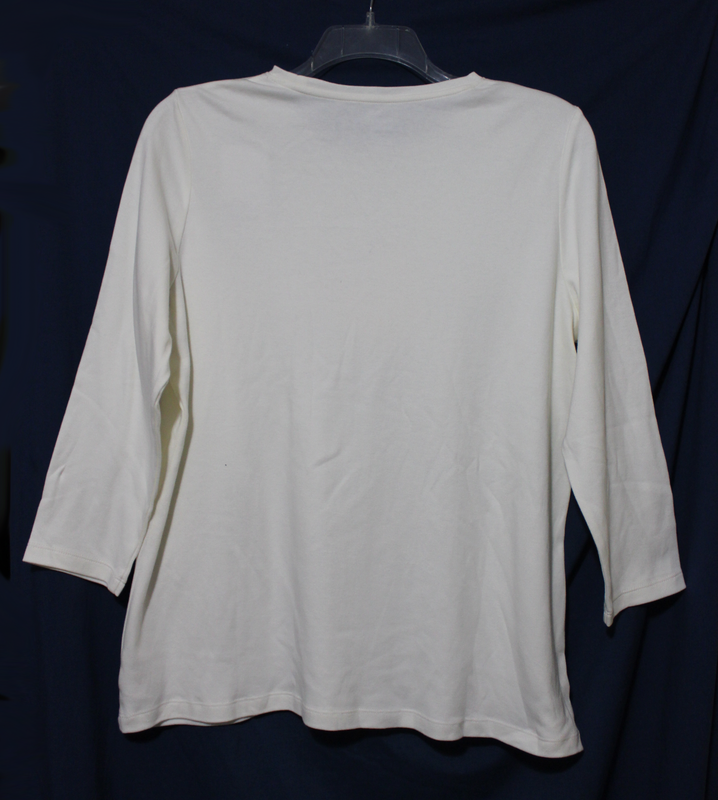 Kim Rogers L Perfectly Soft Turkey Thanksgiving Tee Shirt NWT