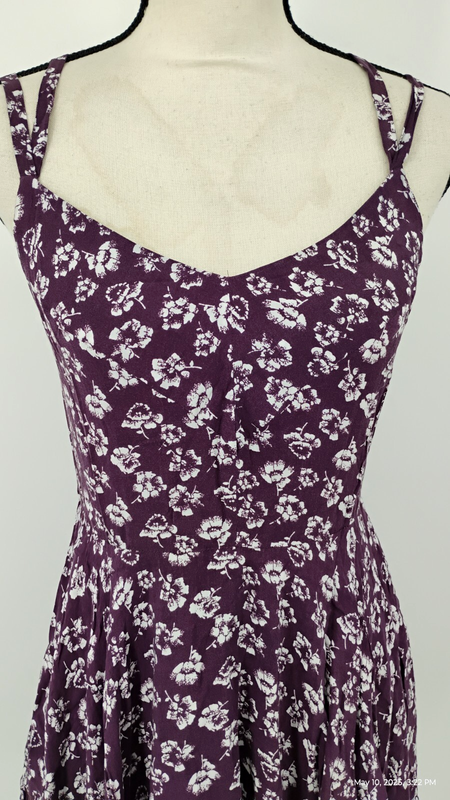 Kimchi Blue Scarlett Fit & Flare Dress ASO Caroline Forbes TVD Purple Floral 8
