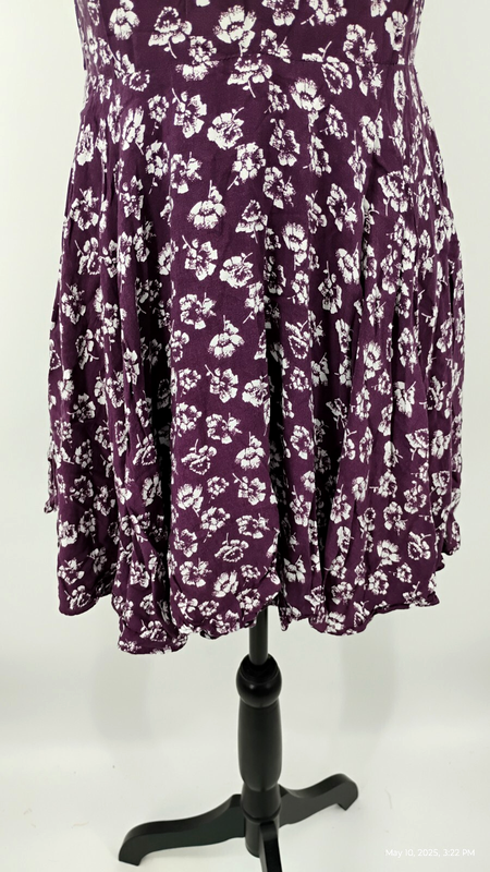 Kimchi Blue Scarlett Fit & Flare Dress ASO Caroline Forbes TVD Purple Floral 8