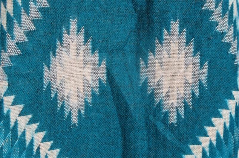 Kimono JacketAztecBoho60sDesigner3/4 SleeveHandloomedYak Wool BlendXXL