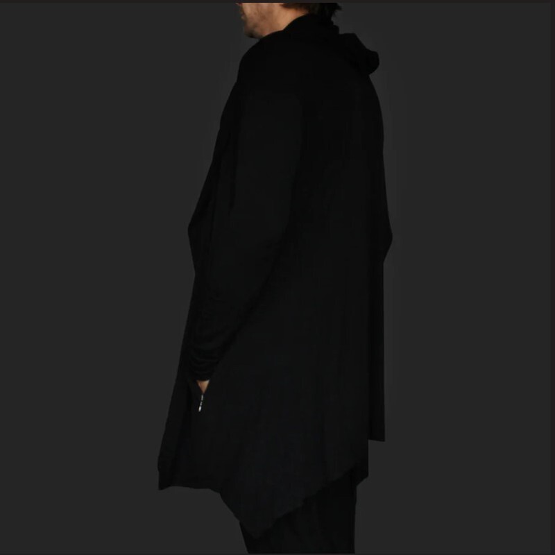 Kimono Robe S Hoodie Black Unisex Bamboo Ultra Soft Luxury SOLEONE