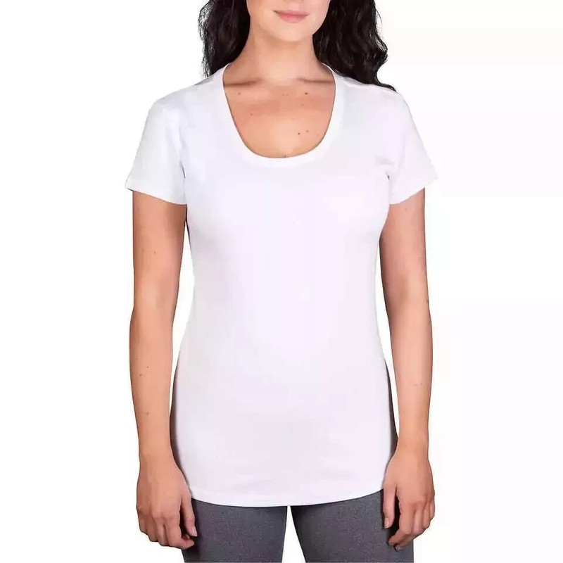 Kirkland Signature Ladies' Scoop Neck Pima Cotton Tee A34