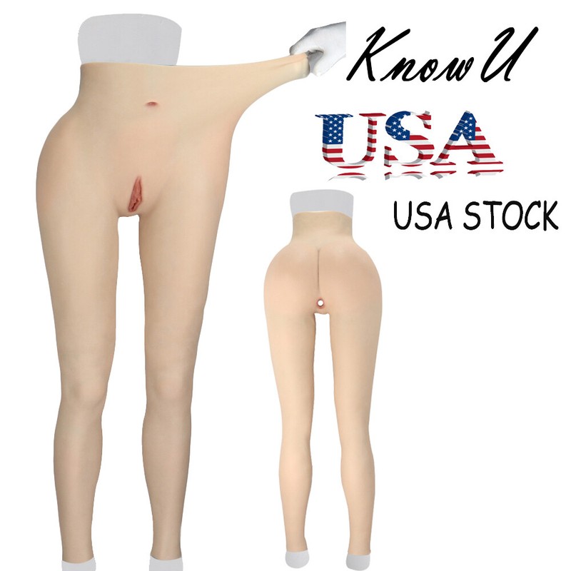 KnowU Silicone Pants Ankle-length Thicken Hip Realistic Vagina Crossdresser CD