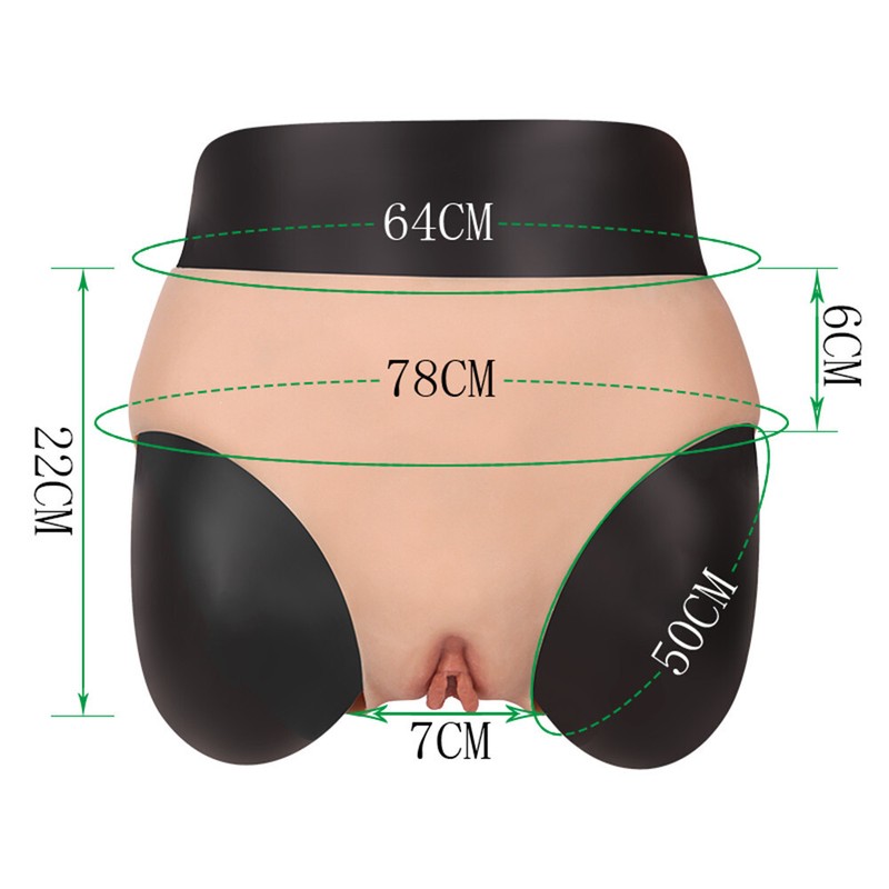 KnowU Silicone Pants For Crossdressers Realistic Seamless Hip Enhancer Shorts