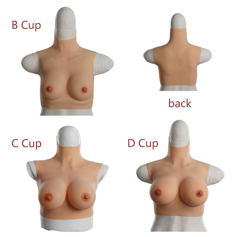 KnowU Thinner Fake Boobs Silicone Breast Forms For Crossdresser A-G Cup