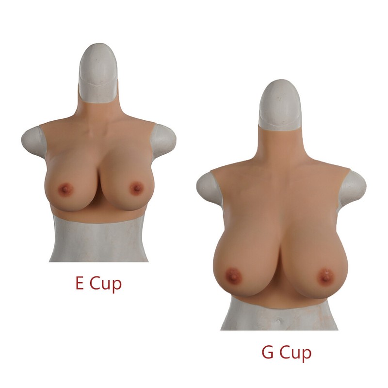 KnowU Thinner Fake Boobs Silicone Breast Forms For Crossdresser A-G Cup
