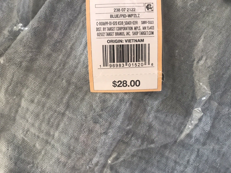 KONA SOL PASTEL BLUE 100% COTTON GAUZE MIDI SUNDRESS COVER-UP DRESS