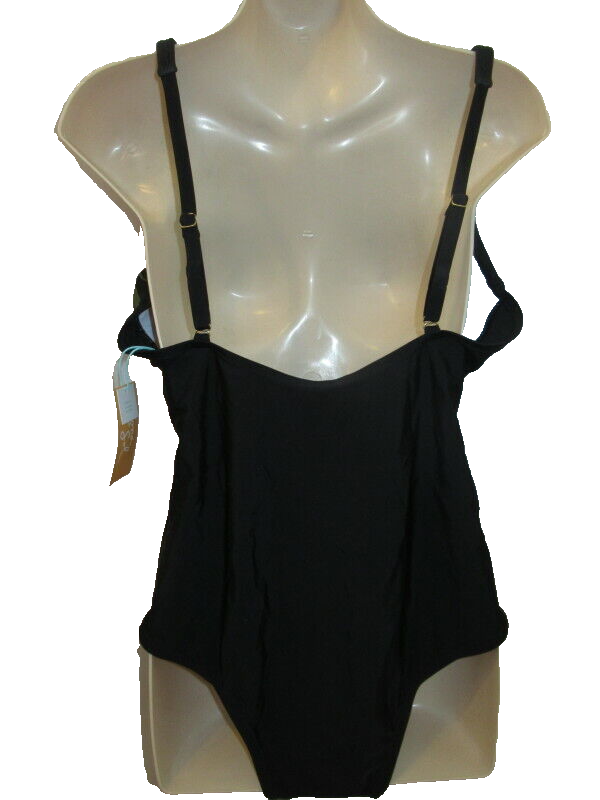 Kona Sol Women's Medium Coverage One Piece Swimsuit Floral Size Large L New