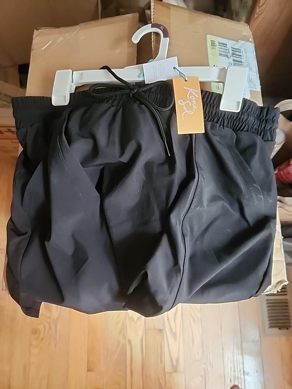 Kona Sol - Women's Quick Dry Board Skirt With Pockets - Black - Extra Large