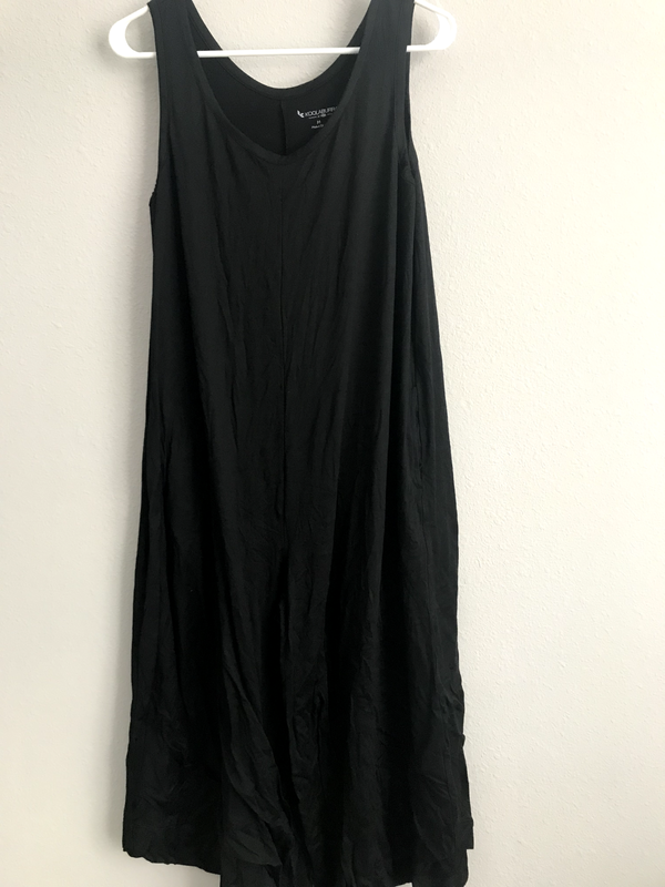 Koolaburra by UGG Cozy Jersey Relaxed Lounge Jumper - Black (sz M) a591507