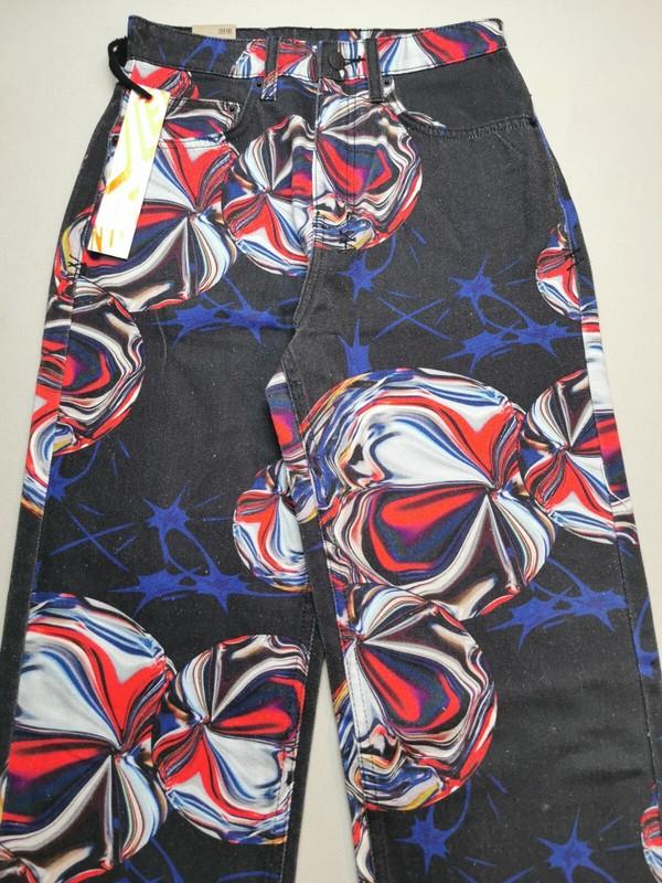 Ksubi X P.E Nation Womens Size 26" Playback Warped Jeans BNWT High Rise Relaxed