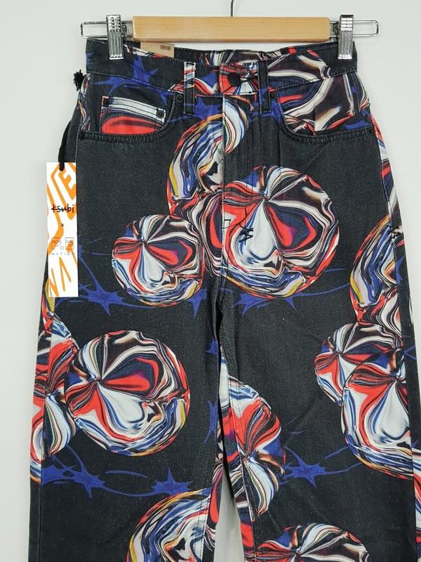 KSUBI X P.E NATION Womens US 24 Or 6 Playback Warped Jeans NEW RRP$239.95