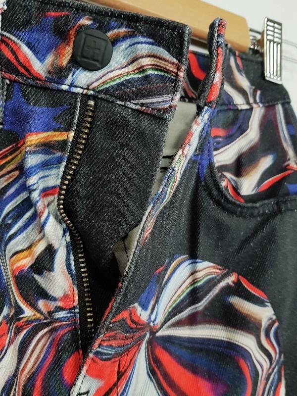 KSUBI X P.E NATION Womens US 24 Or 6 Playback Warped Jeans NEW RRP$239.95