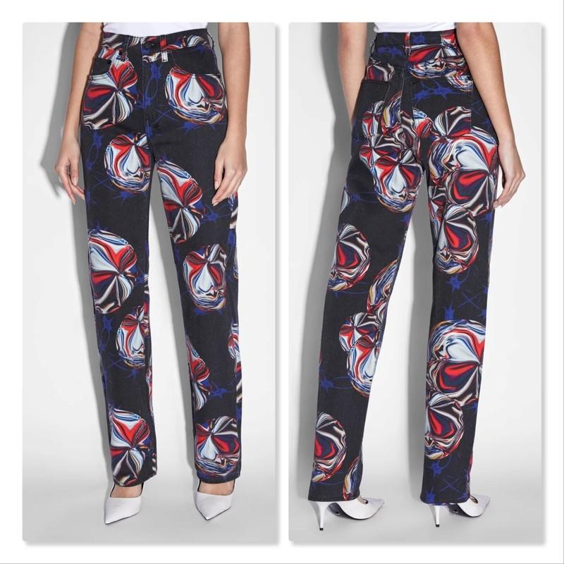 KSUBI x P.E NATION Womens US 25 or 7 Playback Warped Jeans NEW RRP$239.95