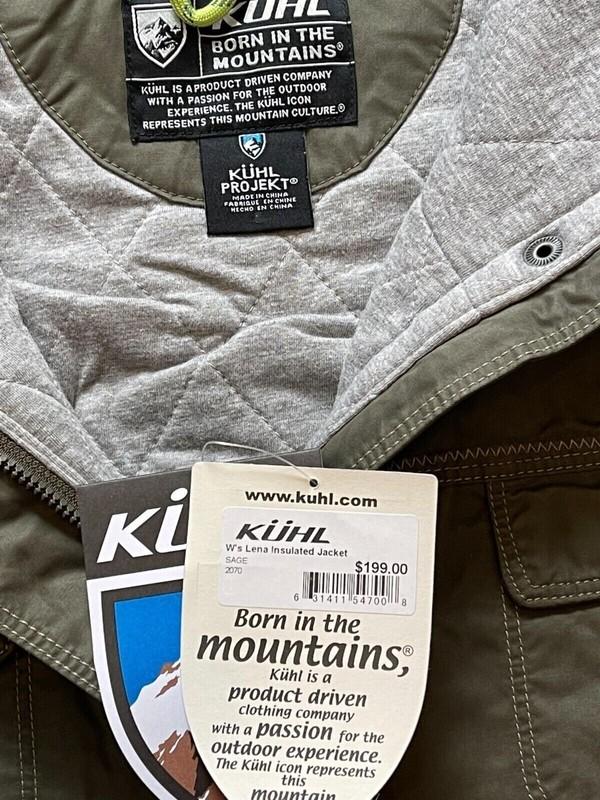 Kuhl Women's Lena Insulated Jacket- SAGE- Size M (HOT SALE )