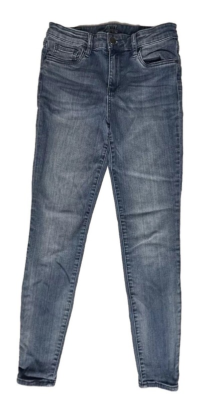 Kut From The Kloth Size 6 High Rise Toothpick Skinny Blue Jeans L30”