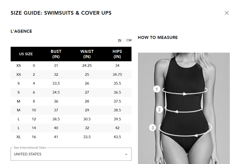 L'AGENCE Remi Baroque One Piece Swimsuit MSRP $251