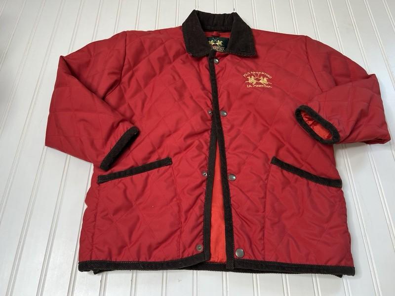 La Martina Saddlery Quilted Jacket Riding Woman size 1 XS Barn Chore 655