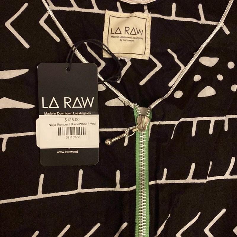 LA RAW Naija Romper - Black - Women’s Size Medium