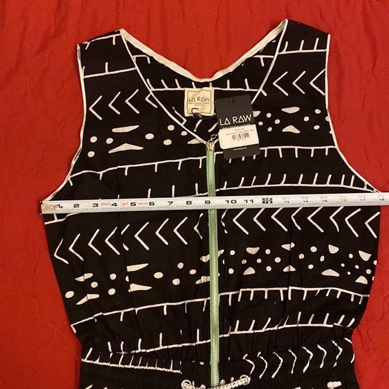 LA RAW Naija Romper - Black - Women’s Size Medium
