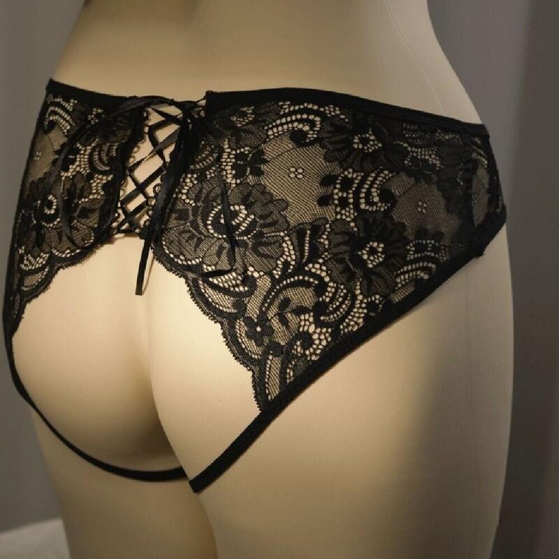 Lace Transgender Shaping Panties For Men Hidden Gaff Crossdresser Underwear