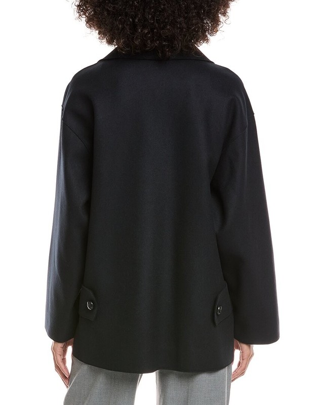 Lafayette 148 New York Swing Wool-Blend Coat Women's