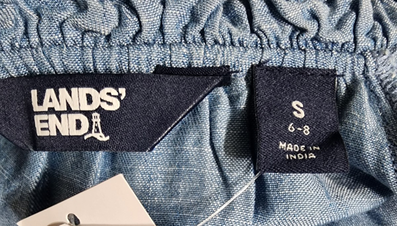 Land's End Womens Shift Dress Blue Chambray XS S M L XL NWT SHIPS FREE