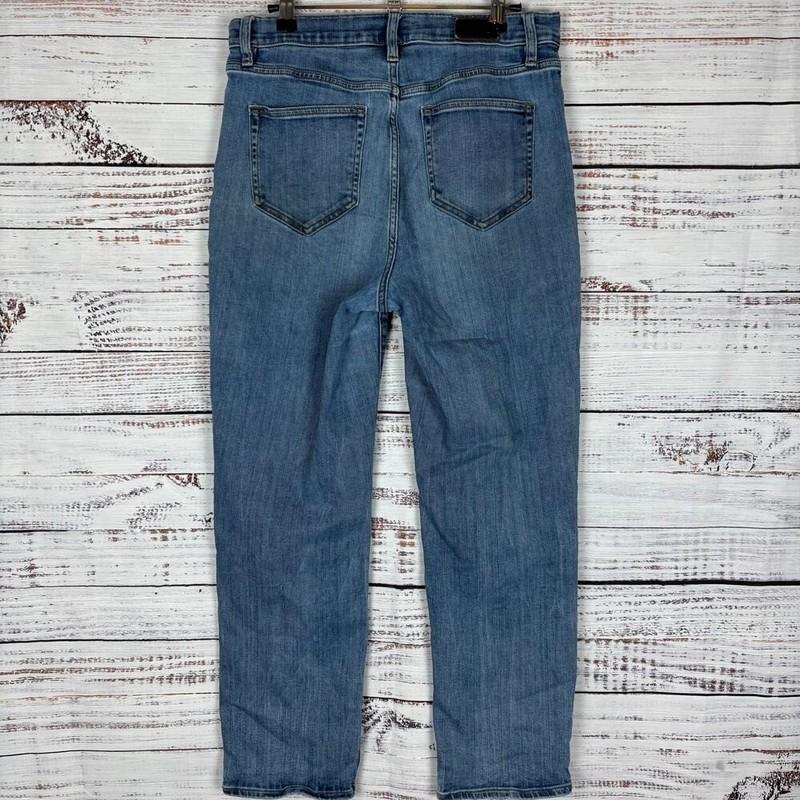 Lands' End Jeans Size 10 Denim Stretch Casual Ankle Straight Leg Jean