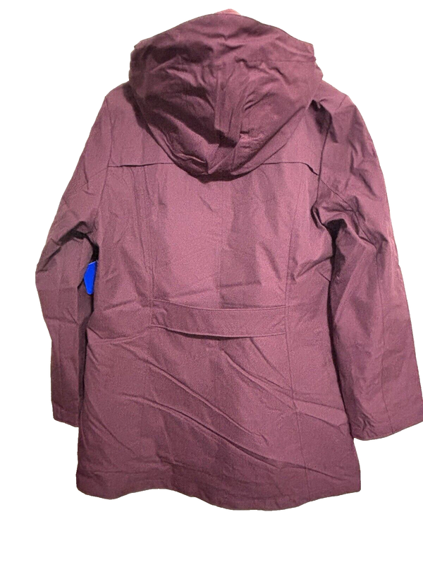 Lands' End Ladies' 3-in-1 Systems Jacket Burgundy Size Large/New With Tags