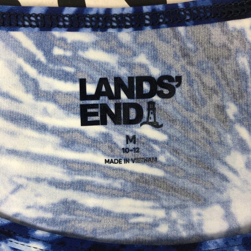Lands End Top Rash Sun Guard Swim Crew Neck Long Sleeve Beach Shirts UPF Women M