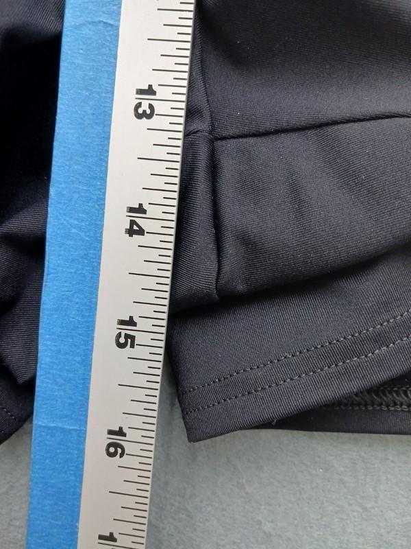 Lands' End Women Board Shorts Size 18W Black Solid Swim Bottom