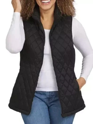 Lands' End Women's 3-in-1 Systems Jacket Black Size S