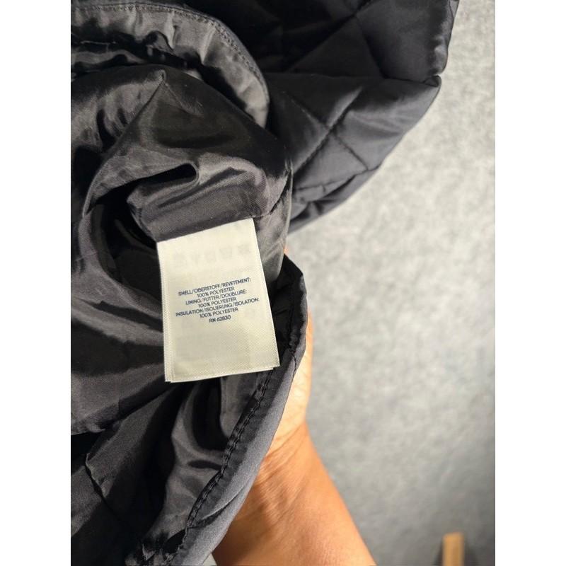 Lands' End Women's Black Quilted Puffer Vest Plus Size 1X (16W-18W) Lightweight