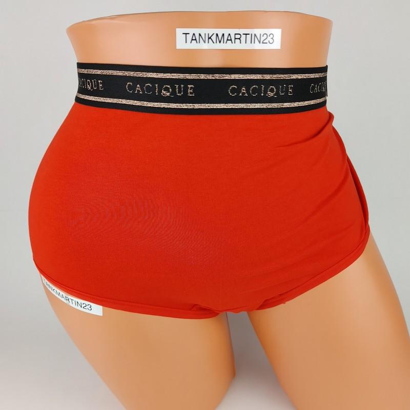 LANE BRYANT CACIQUE COTTON FULL BRIEF 18/20 PANTY RED Christmas First Presents