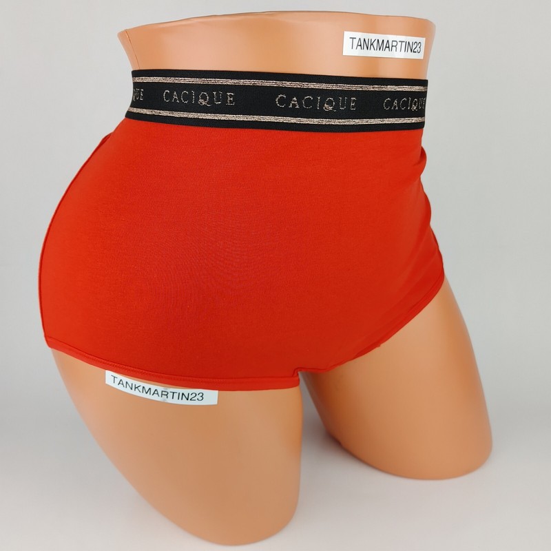 LANE BRYANT CACIQUE COTTON FULL BRIEF 18/20 PANTY RED Christmas First Presents